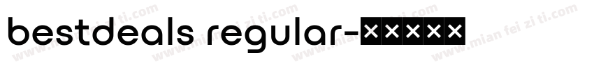 bestdeals regular字体转换